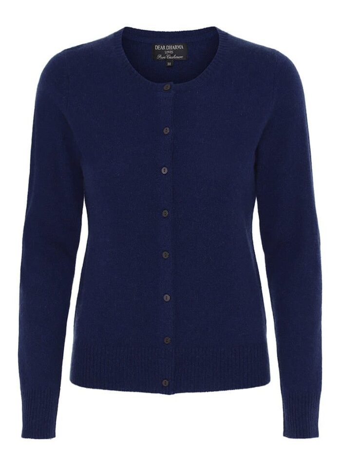 Cashmere Cardigan Dark Blue 42 size 42 (L)  My Perfume Shop Clothing