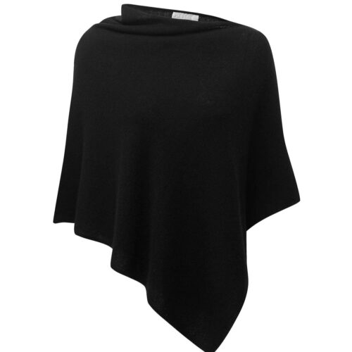 Cashmere Poncho Black   My Perfume Shop  Default