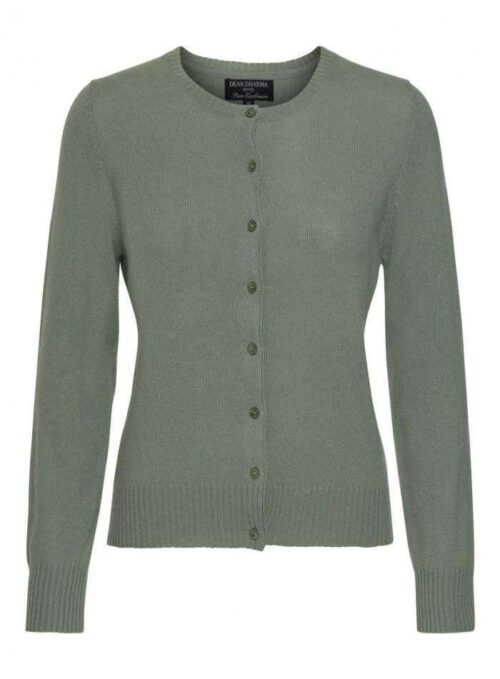 Cashmere Cardigan - Misty Green   My Perfume Shop Default