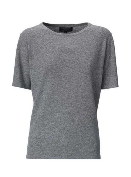 Cashmere Tee - Grey Mel   Cashmere Default