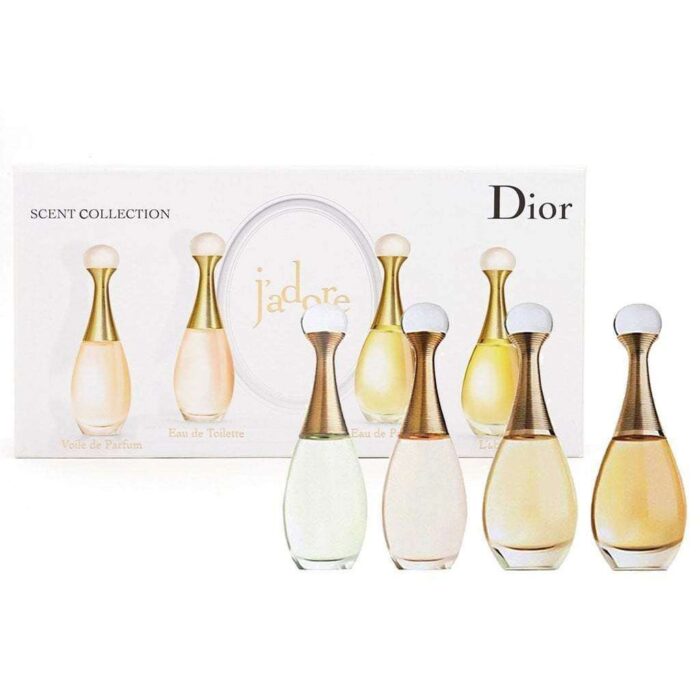 Dior J'adore La Collection Miniature Coffert Giftset 2 x 5ml and 2 x 4ml mini set  Dior Giftset For Her