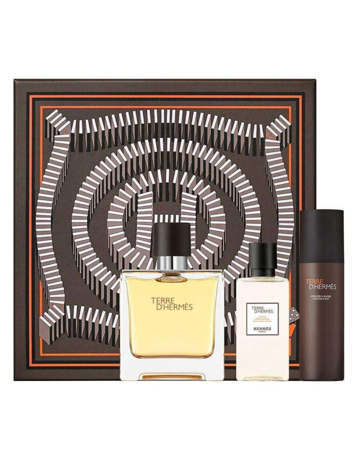 Hermes Terre d'Hermes - 75ml EDP Giftset 75ml edp, 50ml shaving foam & 40ml aftershave lotion  Hermes For Him