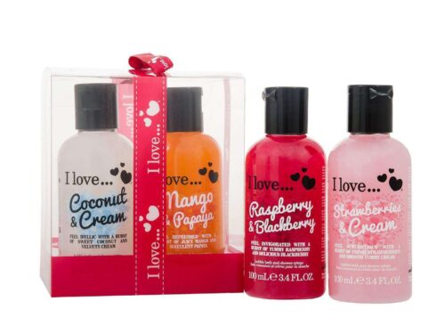 I Love Bubble Bath Giftset 4 x 100ml Bubblebaths  My Perfume Shop Giftset For Her