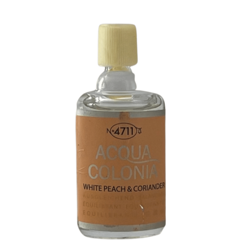 Maurer & Wirtz 4711 Acqua Colonia white Peach & Coriander 8ml Edc Miniature