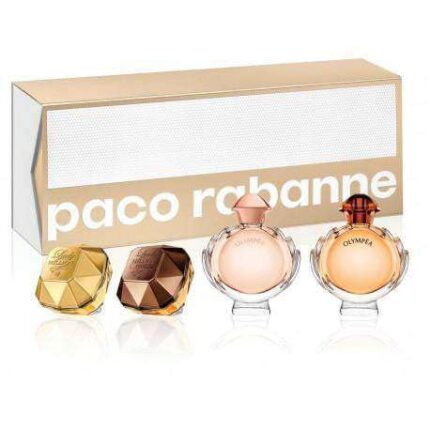 Paco Rabanne Miniature Set for her 4 x Minis  Paco Rabanne Giftset For Her