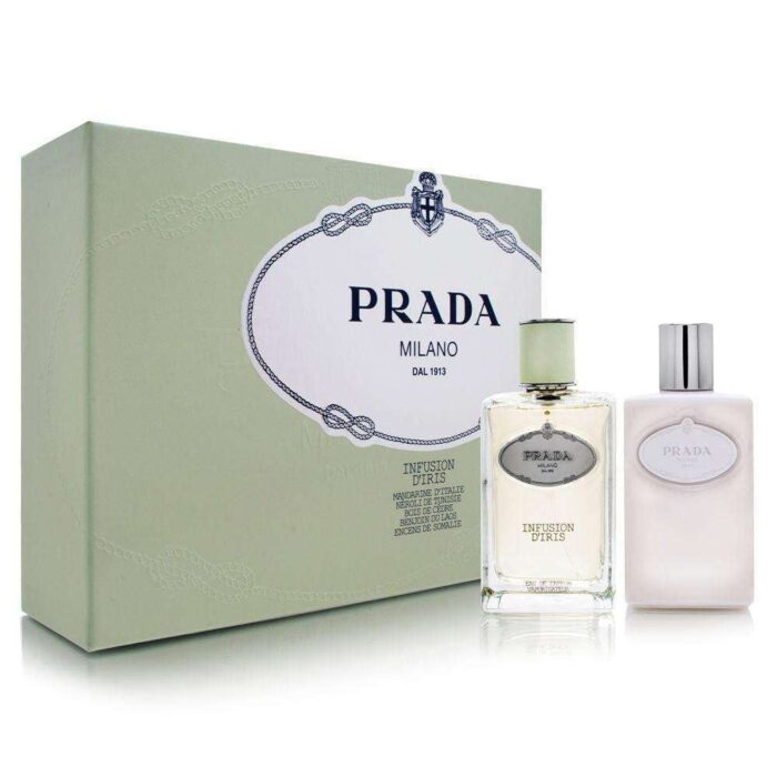 Prada Infusion D'Iris Gift Set 100ml EDP & 200ml Bodylotion  Prada Giftset For Her