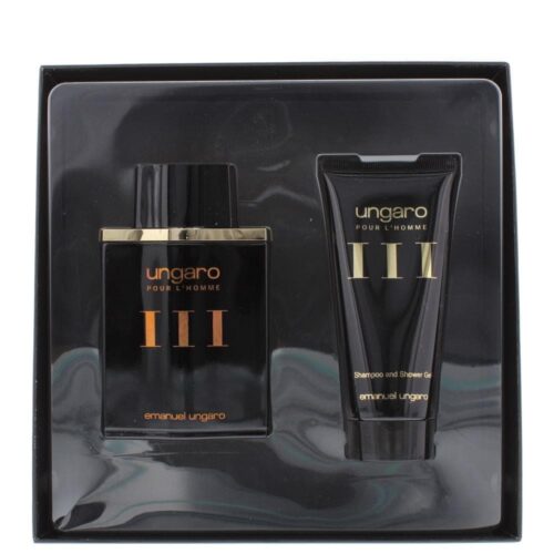 Ungaro Pour L'Homme III 100ml EDT - Giftset 100ml Edt plus showergel  Emanuel Ungaro For Him